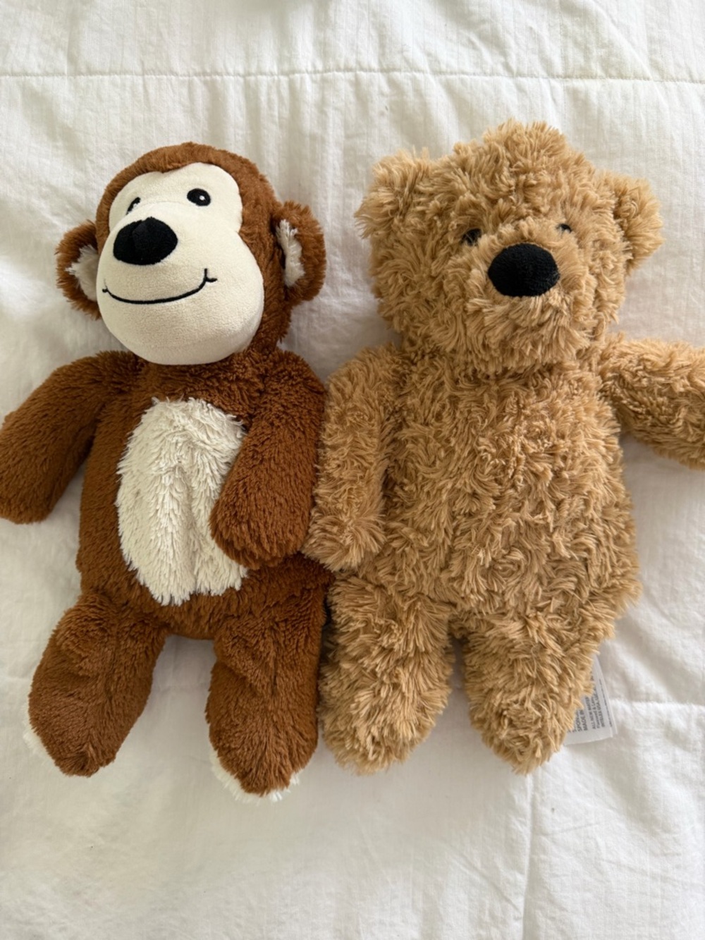 Warmies Bear and Friend Monkey
